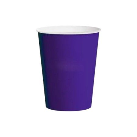 стакан бум. 250 мл Фиолетовый*