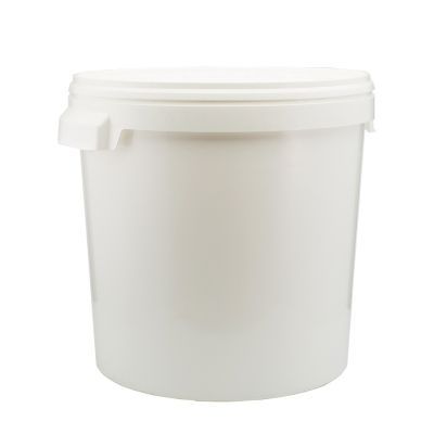 ведро 30л с крышкой белое