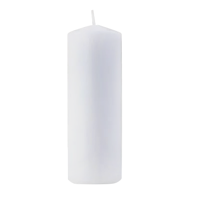 свеча цилиндр белая 14 см 350 гр