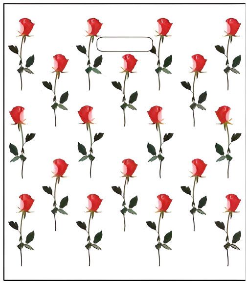 пакеты выр.30х40 Розочки