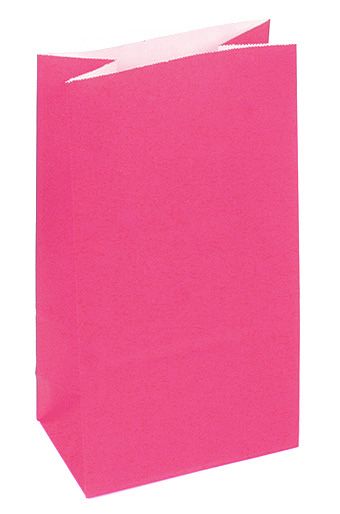 пакет бум. крафт 24х13х8 розовый