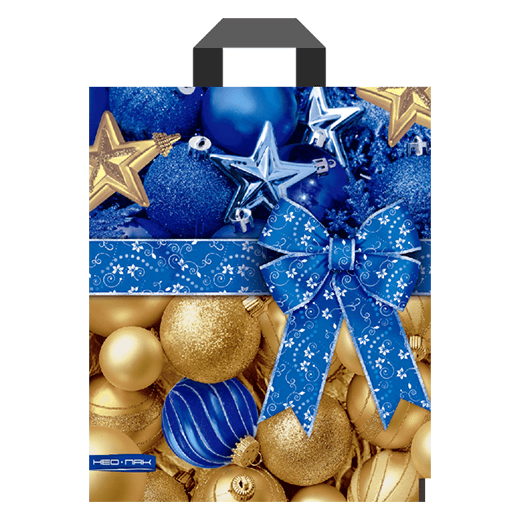 пакет петл. 28х34 Подарочный с бантом 60 мкм НГ ШК/25