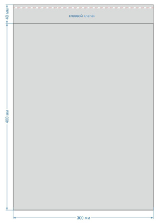 пакеты п/п 300х400 кл.К40/25 уп100