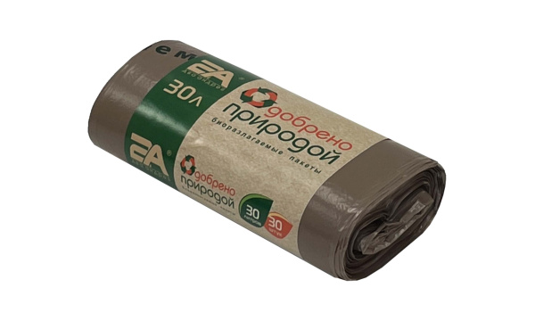 пакеты д/мусора 30л 30шт "Одобрено природой"