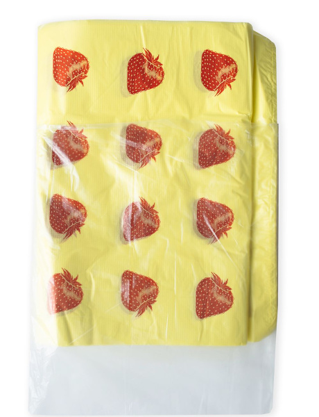 майки 29х57 Клубничка, желтые /100 от производителя в Чебоксарах