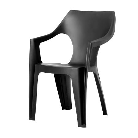 кресло пластиковое антрацит Амстердам