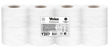 бумага туалетная Виеро 2хсл. /8  Professional *
