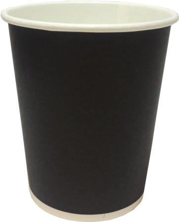 стакан бум. 200 мл Черный Скандипакк от производителя в Чебоксарах