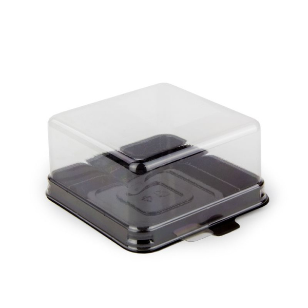 контейнер черное дно 92х85х51мм  прозр. крышка