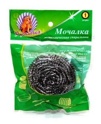 губка металлическая из нержав.стали "Русалочка"/1 шт *(INSULA)